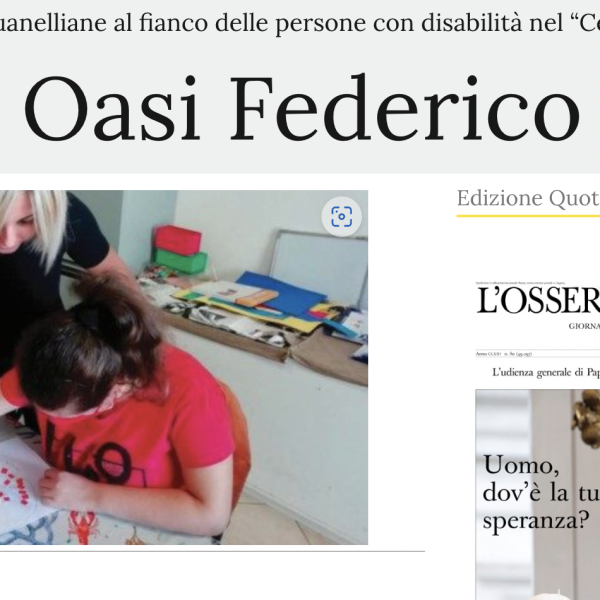 Dal 2000 nel Cosentino opera un centro diurno per giovani adulti con disabilità per rispondere alla richiesta di aiuto di tante famiglie